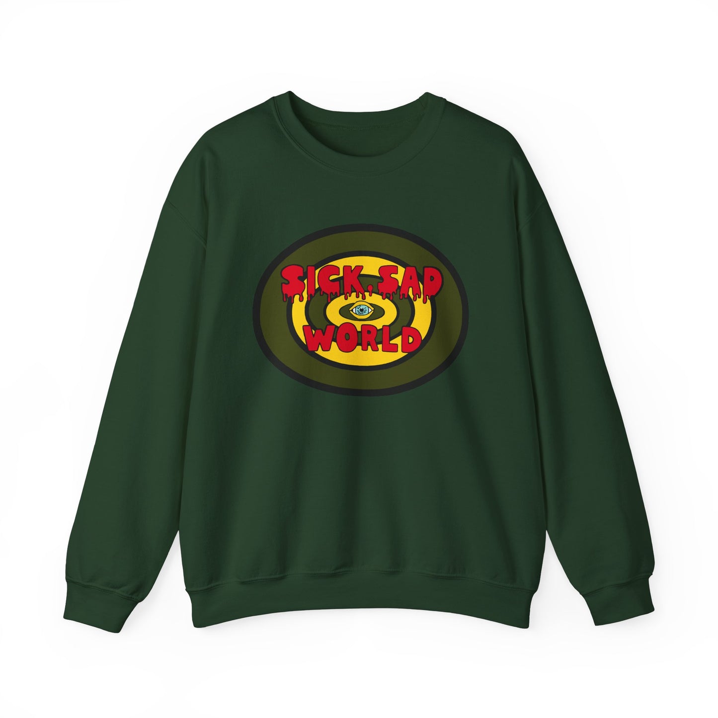 Daria Sick Sad World Crewneck Sweatshirt - 90s Animated Satire at Its Best