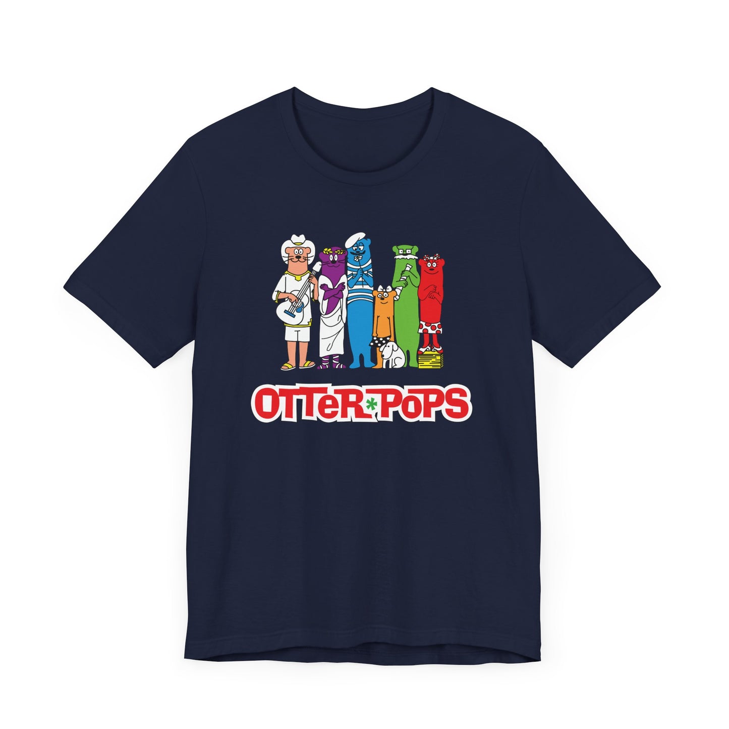 Otter Pops Short Sleeve T-Shirt - 80s Nostalgia Summer Fun