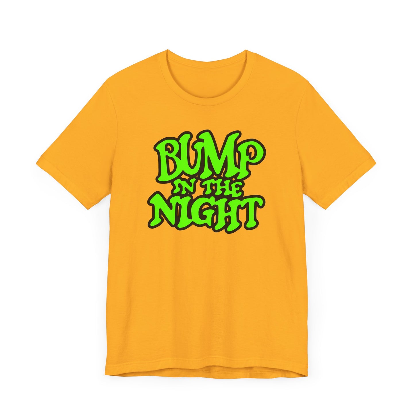 Bump in the Night Short Sleeve Tee Shirt - A Nostalgic Nod to 90s Claymation