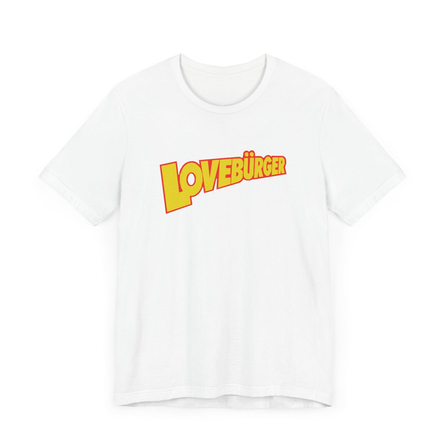 Can’t Hardly Wait Lovebürger Short Sleeve Tee Shirt - A Tribute to 90s Teen Comedy