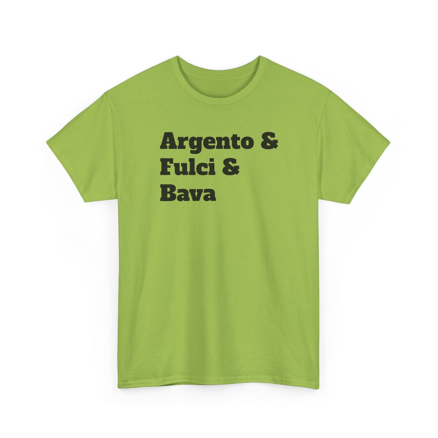 Italian Horror Directors T-Shirt – Tribute to Argento, Fulci and Bava