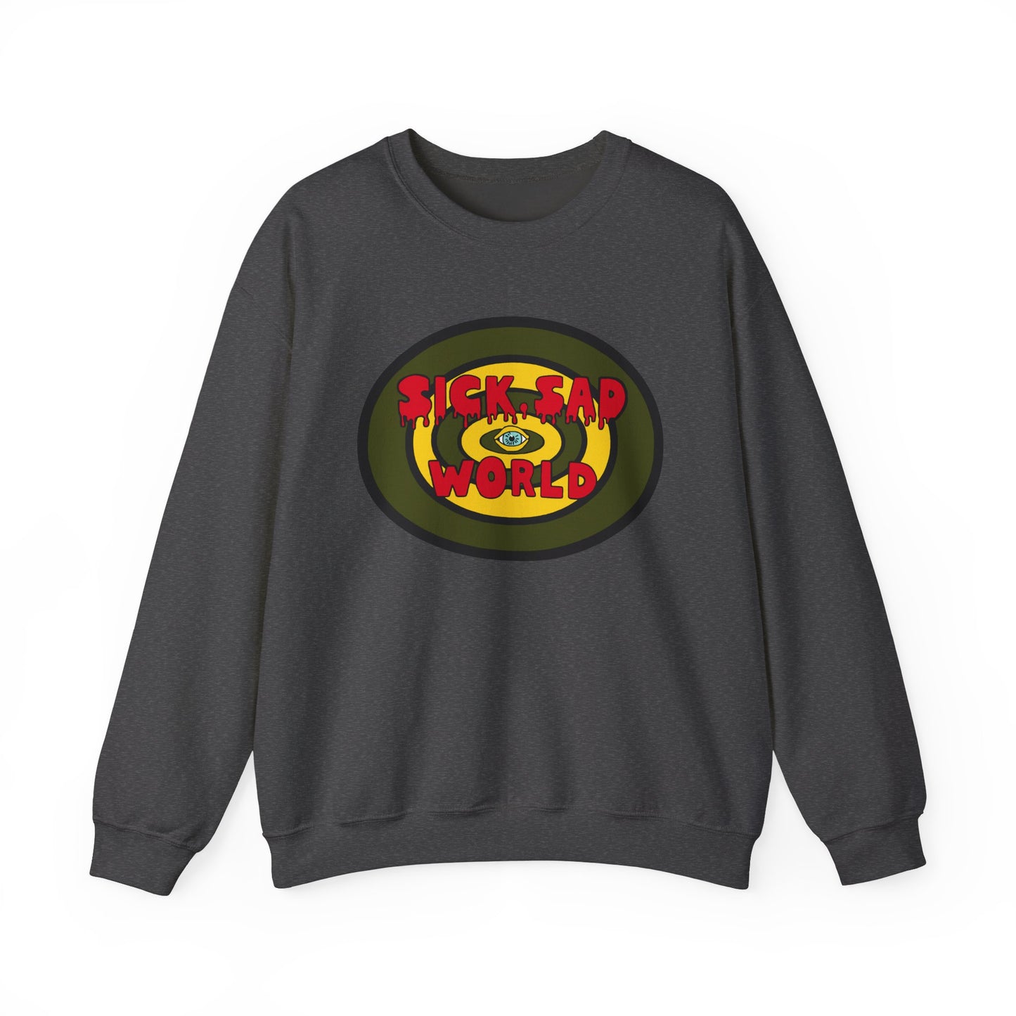 Daria Sick Sad World Crewneck Sweatshirt - 90s Animated Satire at Its Best