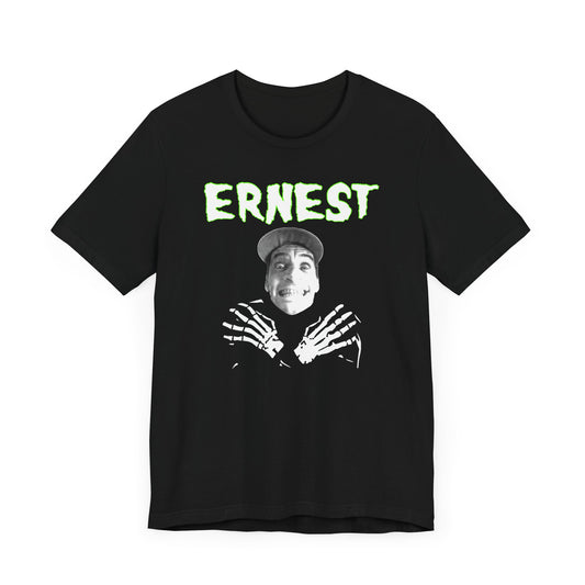 Ernest Halloween Short Sleeve Tee Shirt - A Nostalgic Tribute with a Spooky Twist