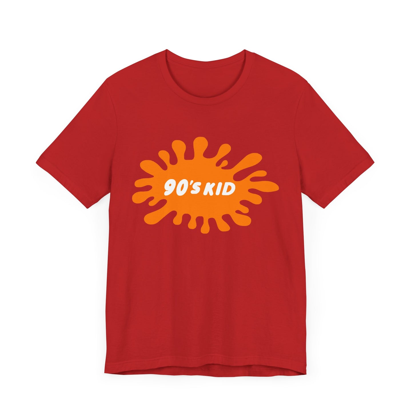 90’s Kid Short Sleeve T-Shirt - Nickelodeon-Inspired Retro Fun