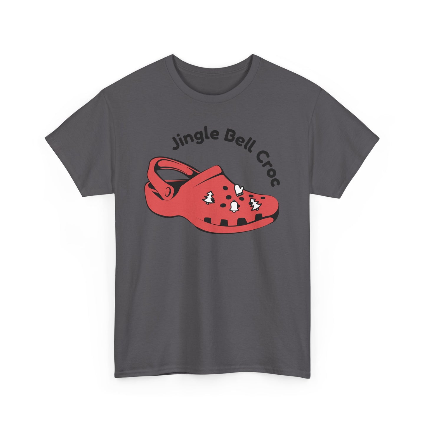 Jingle Bell Croc Short Sleeve Tee Shirt - Festive Fun for the Holidays