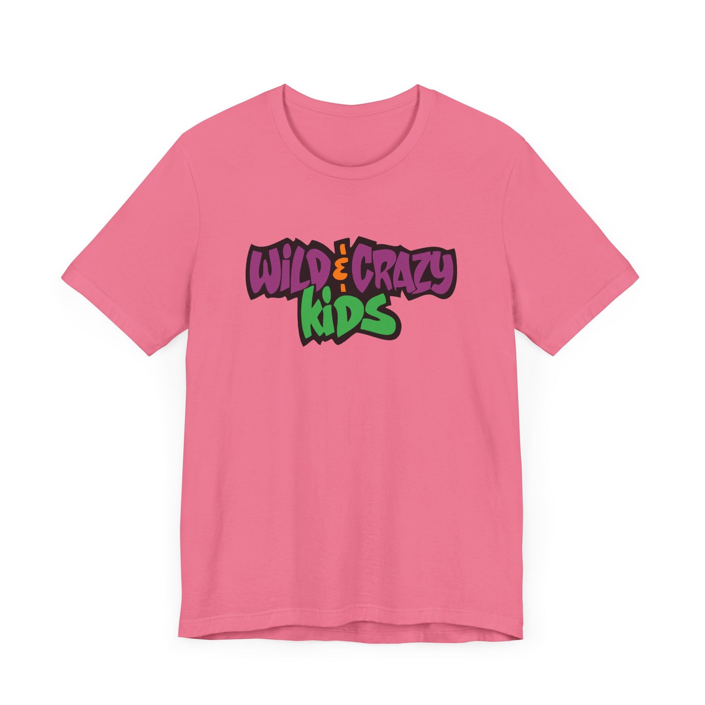 Wild and Crazy Kids Short Sleeve Tee Shirt - A Nostalgic Throwback for 80s and 90s Fans