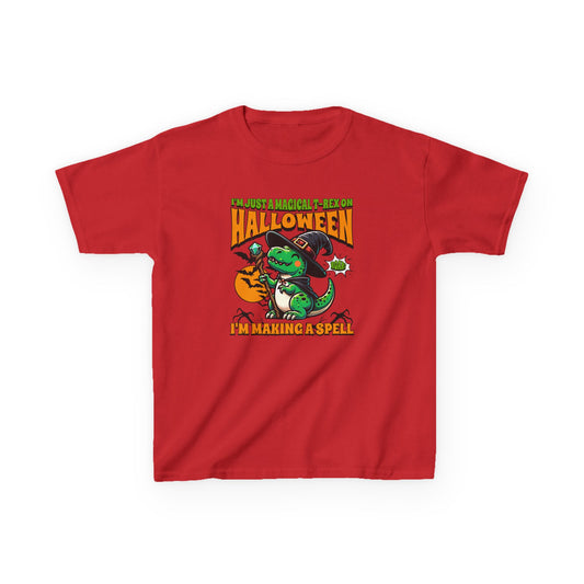Kids Halloween Magical T-Rex Halloween T-Shirt