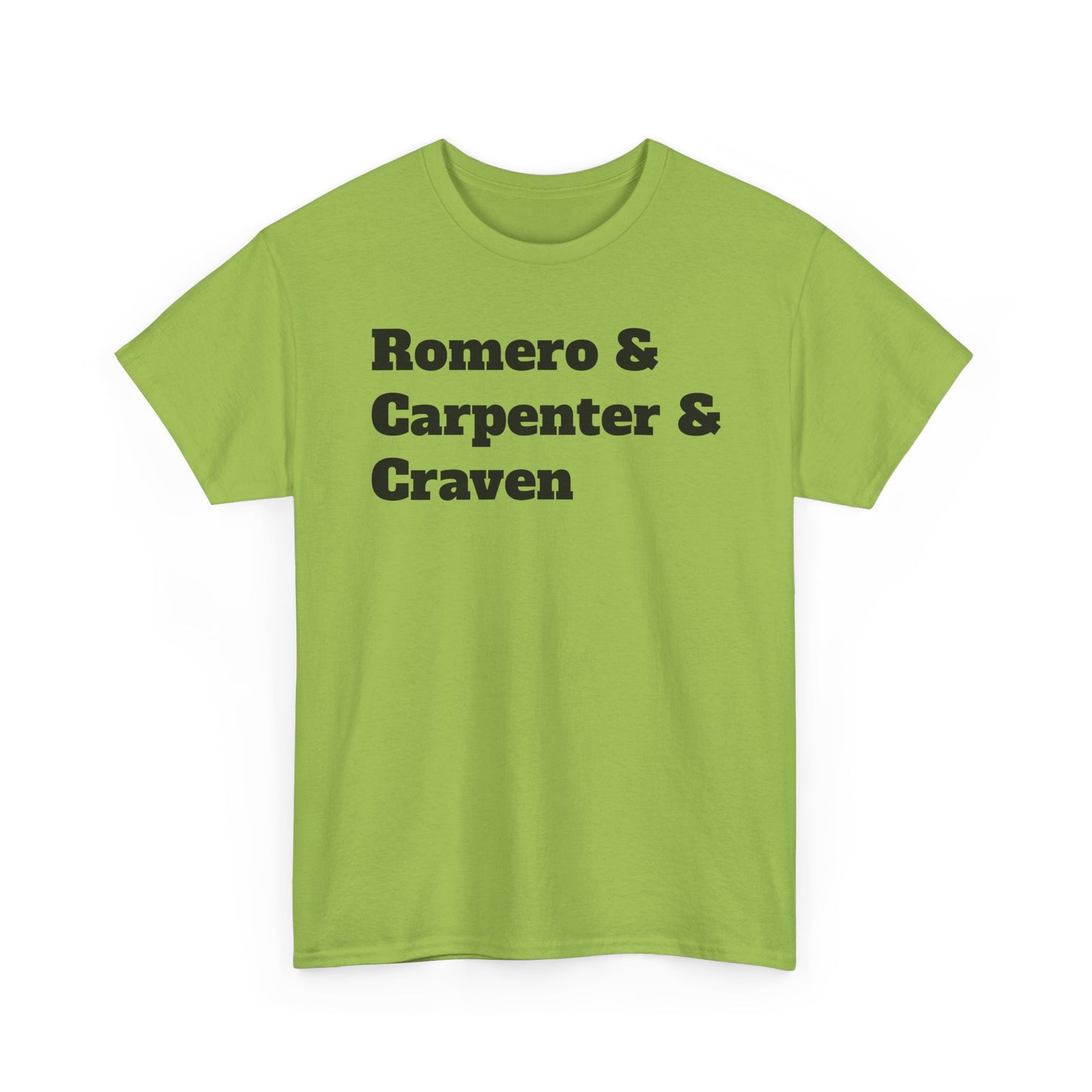 American Horror Directors T-Shirt – Tribute to Romero, Carpenter, and Craven