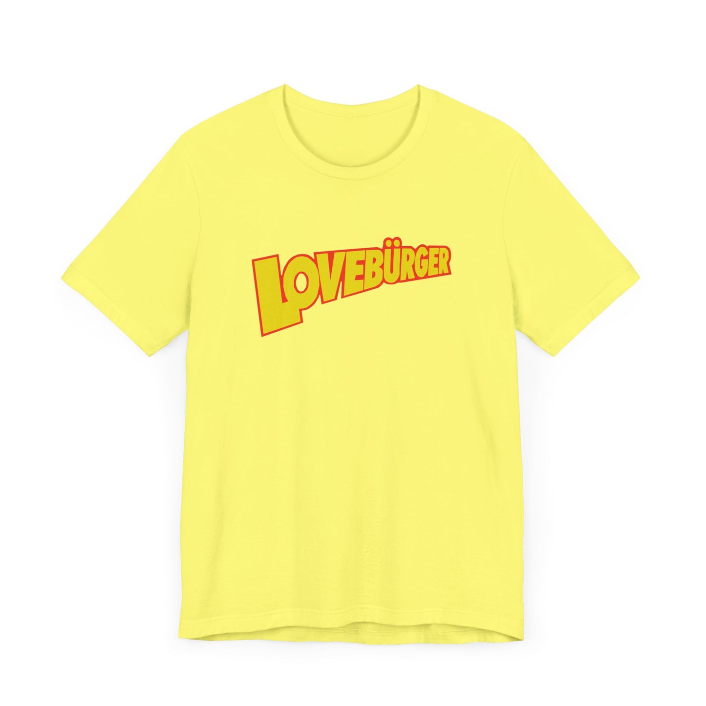 Can’t Hardly Wait Lovebürger Short Sleeve Tee Shirt - A Tribute to 90s Teen Comedy