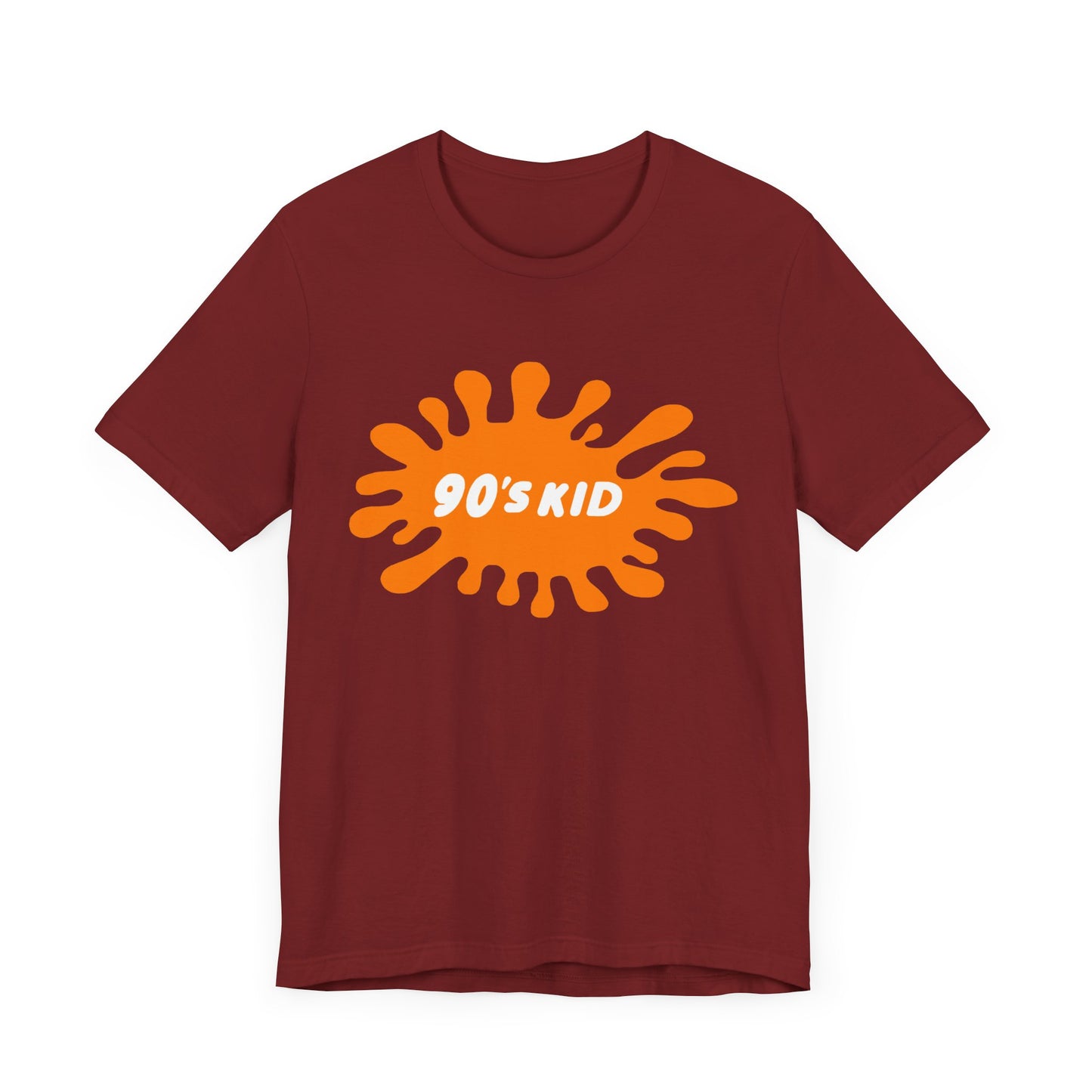 90’s Kid Short Sleeve T-Shirt - Nickelodeon-Inspired Retro Fun