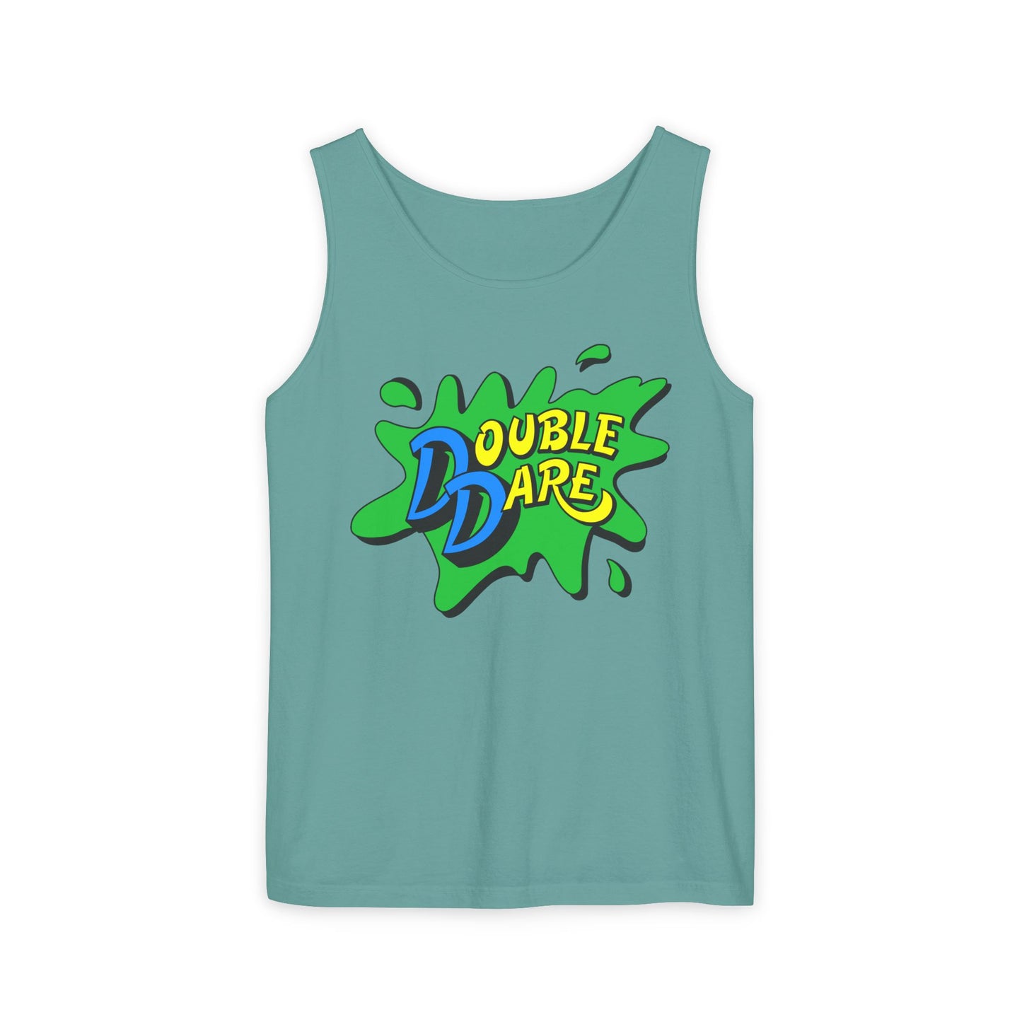80s 90s Physical Challenge Slime Game Show Logo Tank Top