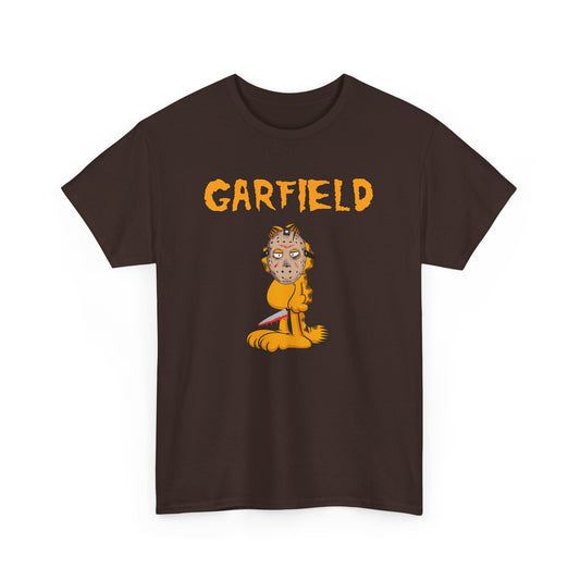 Orange Halloween Killer Cat Short Sleeve Tee - A Spooky and Playful Halloween Must-Have