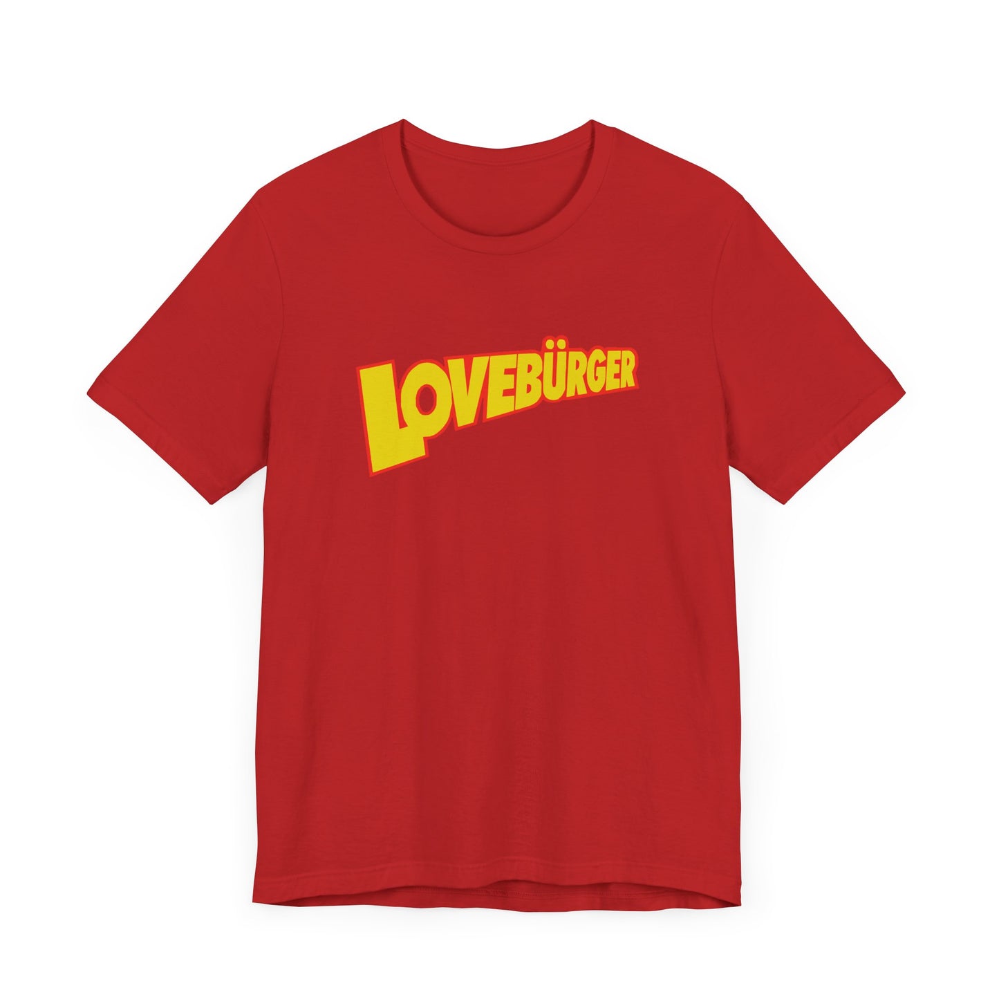 Can’t Hardly Wait Lovebürger Short Sleeve Tee Shirt - A Tribute to 90s Teen Comedy