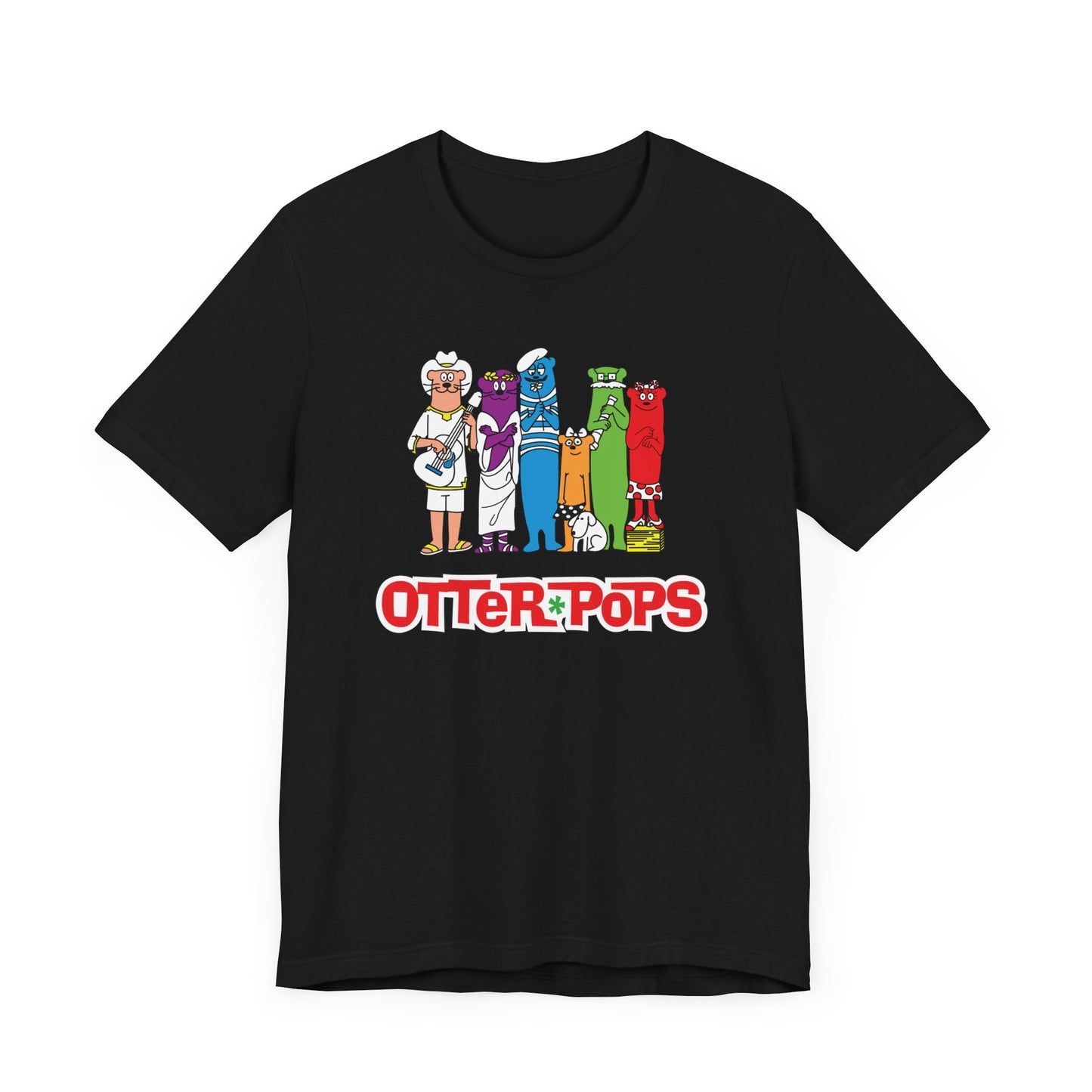 Otter Pops Short Sleeve T-Shirt - 80s Nostalgia Summer Fun